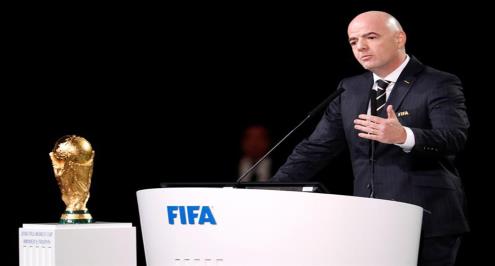 إنفانتينو: من الممكن إقامة كأس العالم في مصر.. وأدعم استمرار بطولة العرب